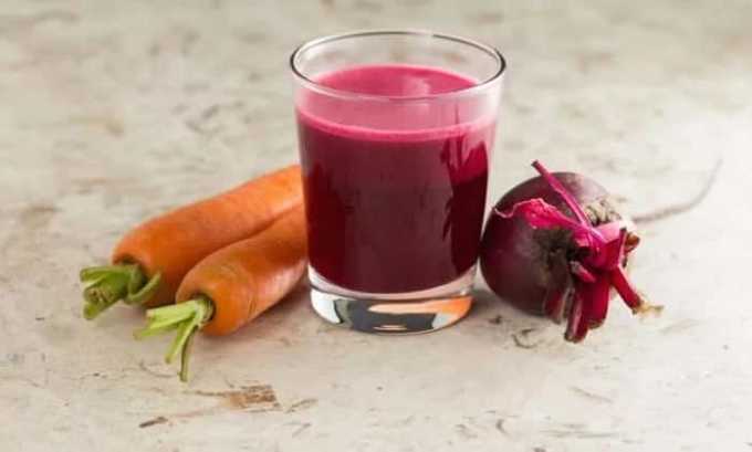 Эффективное средство для лечения тиреоидита — смесь морковного и свекольного соков в соотношении 3:1